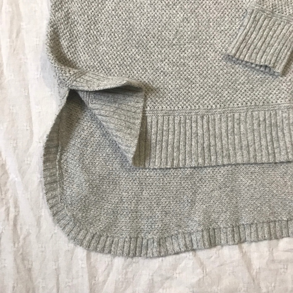 Madewell Gray Chronicle Texture Pullover Sweater - image 5